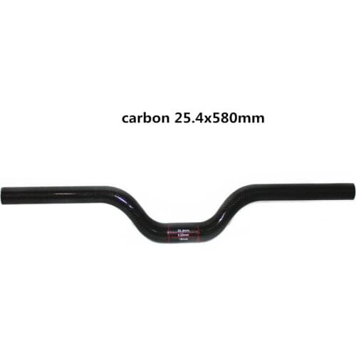 Folding bicycle full carbon fiber swallow handlebar 25.4x580mm for brompton bike handlebar ultra light