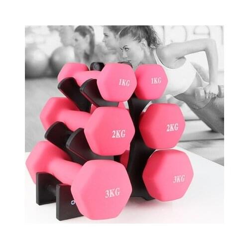 Dumbbell Rack Three-tier Weight Lifting Dumbbell Rack Stands Weightlifting Holder Dumbbell Floor Bracket Home Fitness Equipment