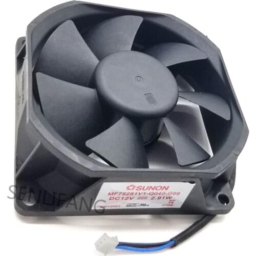 NEW FOR SUNON MF75251V1-Q040-G99 DC12V 2.91W 3 Line 75*75*25MM Projector cooling fan