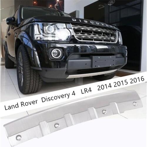 For Land Rover Discovery 4 LR4 2014 2015 2016 Front Bumper Guard Plate Protector Anti-impact Stainless Steel Auto Accessories