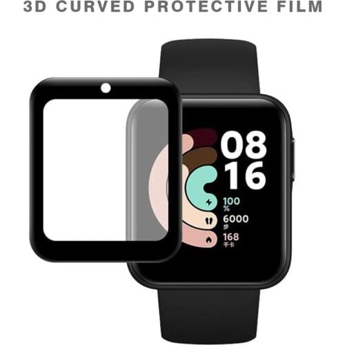 1 Pc 3D Curved Protective Film For Mi Watch Lite/Redmi Watch Anti-scratch Accessories Ultra-thin Smart Watch Screen Protectors