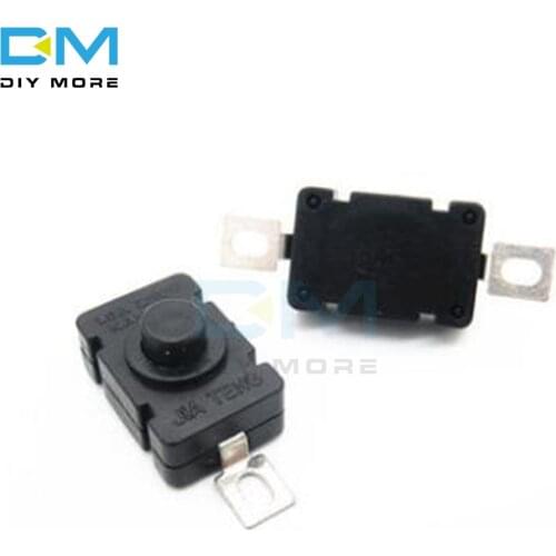 10pcs KAN-28 1.5A250V Flashlight Switches Self Locking SMD Type 18 x 12mm Push Button Switches 1812-28A