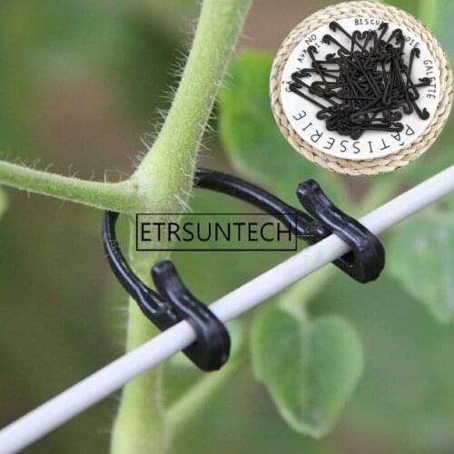 100sets Hook Vegetable Grafting Clips Popular Agricultural Tied Buckle Vines Fastener Garden Supplies Greenhouse Plant