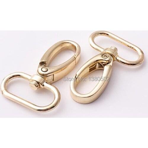 5PCS gold color and nickel color Snap Hooks Swivel hook metal For Backpack lanyard keychain