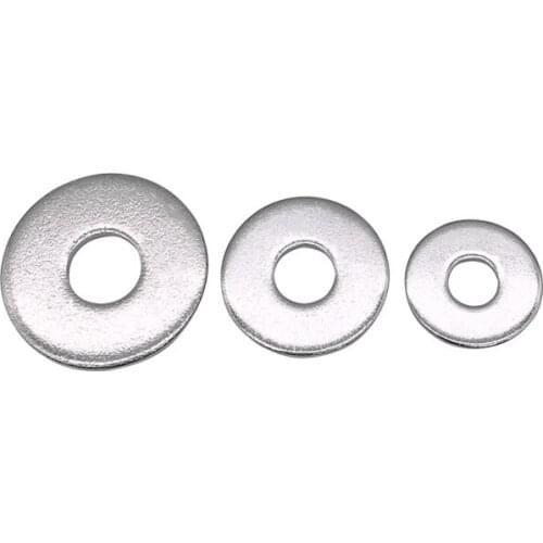 50pcs M2.5 M3 M3.5 M4 M5 M6 increase flat washers gaskets stainless steel big washer gasket GB96