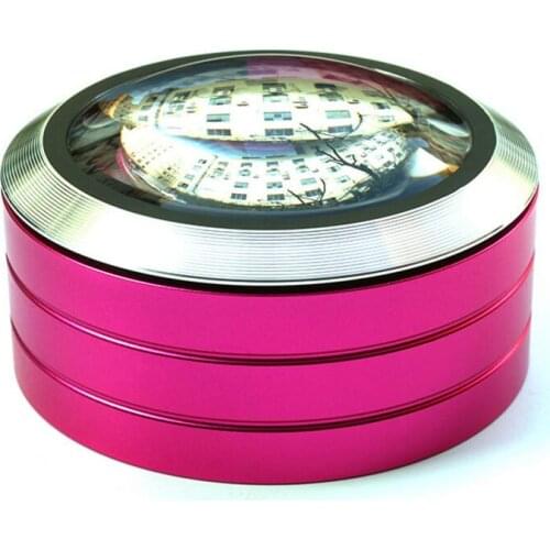 5X 72mm Cylindrical Loupe Handheld Reading Paper Magnifying Glass LED Illuminated Gift Educational Magnifier 3pcs LED Lights