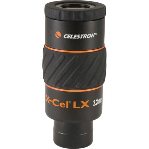 CELESTRON X-CEL LX 2.3mm Astronomical eyepiece 1.25-Inch 60 degrees, high-definition large field of view, rotating-up goggles