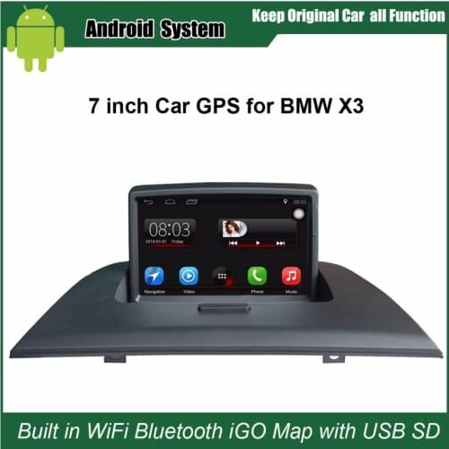Upgraded Original Car Radio Player Suit to BMW X3 E83 Car Video Player Built in WiFi GPS Navigation Bluetooth Android 7.1