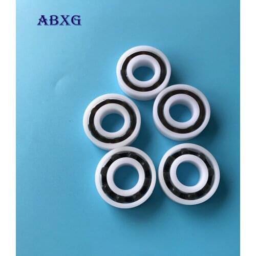Free shipping 50pcs 629 POM plastic deep groove ball bearing 9x26x8mm with glass balls