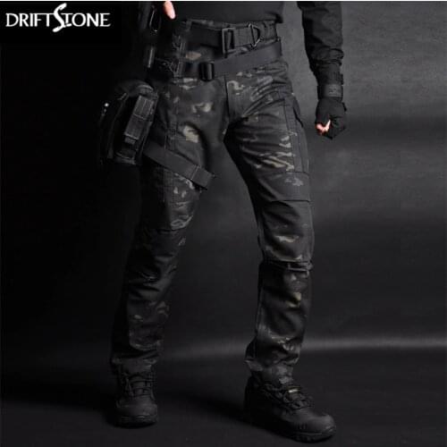 Men Tactical Cargo Pants Cotton Pockets Combat SWAT Army Military Pants Stretch Flexible Camo Joggers 4XL Casual Sweatpants