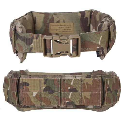 Emersongear Tactical Combat Battle Belt For Kids Buckle MOLLE Gear Hunting Outdoor Duty Shooting Airsoft Climbing Hiking EM9400