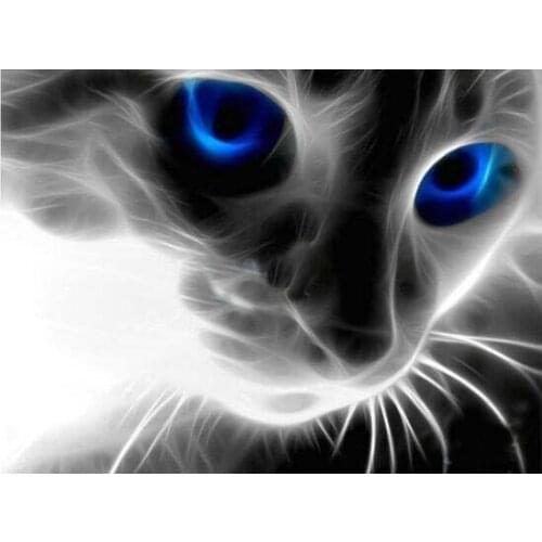 TOUOILP square full Diamond Painting Katten 4