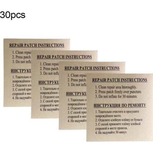 30PCS/Set PVC Adhesive Sticker Repair Patch For Swimming Inflatable Pool Boat Air Bed Dinghies Patches Tools Accessories