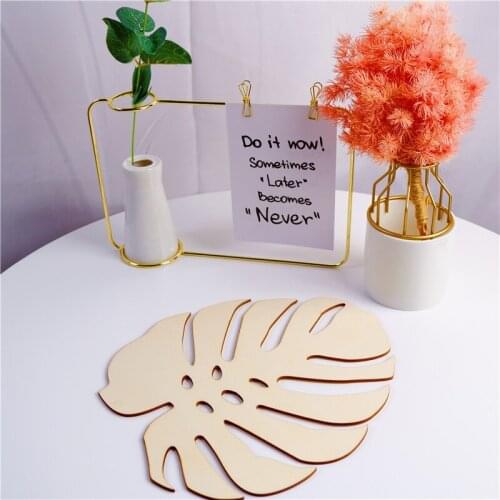 Nordic Natural Woodchips Wood Banner for Kids Bedroom Wall Decal Decoration Bed Background Decor Best Christmas Gifts