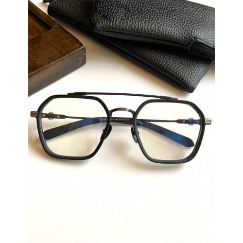 Retro Punk Style Large Frame Shows Face Thin Japan And South Korea Trend Glasses Frame Men Women Wear Anti Blu Ray Cool Fashio