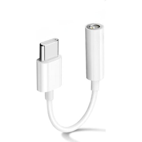 Type C 3.5 Jack Earphone USB C To 3.5mm AUX Headphones Adapter Audio Cable for Huawei V30 Mate 20 P30 Pro Xiaomi Mi 10 9