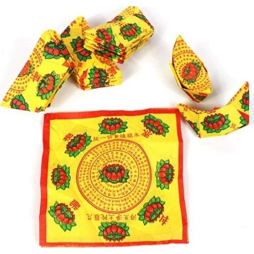 Drop Shipping Paper to Burn,Heaven Bank Ancestor Money Gold Ingot to Burn Strengthen Connection with Your Ancestor Bring Good