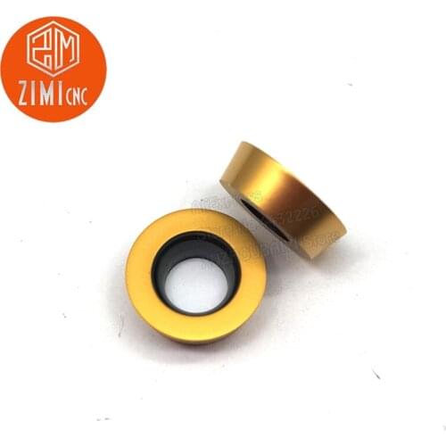 R5 Circular Milling Insert RPMW1003MO Carbide Blade For EMR Round Nose Milling Cutter Arbor Indexable CNC Face Milling Cutter