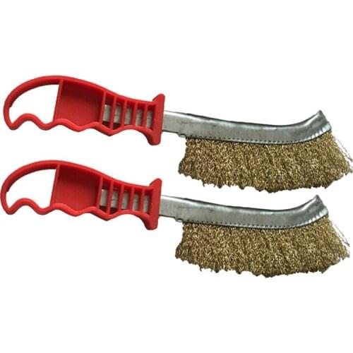 Barbecue Grill BBQ Brush Stainless Steel Wire Bristles Cleaning Brush With Handle Cooking Tool Supplies BBQ Clean Tool