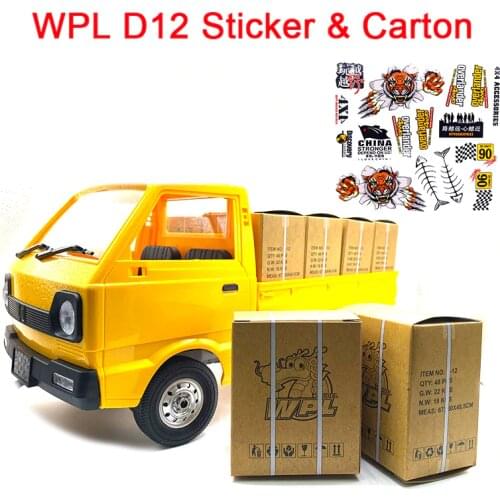 WPL D12 Carton BOX for D12 Accessori Parts 1/10 RC Car upgrade