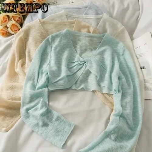 WTEMPO Knitted Blouses