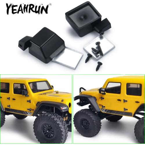 YEAHRUN Simulation Rearview Mirror for 1/24 RC Crawler Axial SCX24 AXI00002 Car Upgrade Parts Modification Accessories