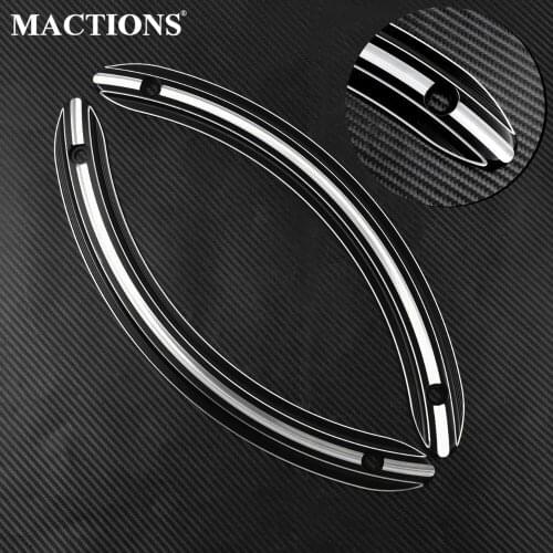 Motorcycles Parts CNC Billet Aluminum Fender Side Accents Strut Cover Black For Indian Scout 2015 2016 2017-Up Models