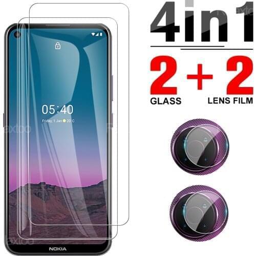 4 in 1 Camera Protector Glass For Nokia 5.4 5.3 3.4 Protective Smartphone Screen Full Cover Film On Nokia5.4 Nokia5.3 Nokia3.4