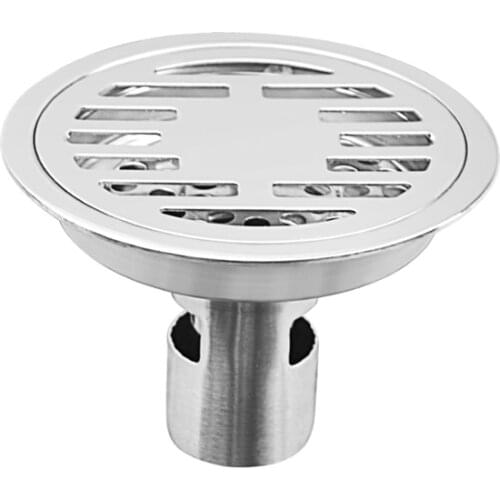1pc 304 Stainless Steel Deodorant Round Floor Drain 11.5cm Bathroom Sewer Bathroom Washing Machine Floor Drain