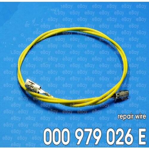 10pcs/lot Crimp Terminals (Pins) With 50cm Cables 0.50 mm2/20AWG For Repair Wire For Audi Volkswagen Skoda Seat 000979026E