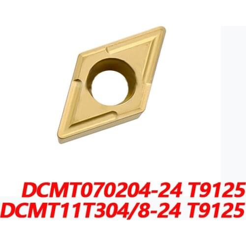 100% Original DCMT DCMT070204-24 T9125 DCMT11T304-24 DCMT11T308 CNC Carbide Insert Blades Imported From Japan Quality Works Best