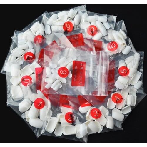 500Pcs/Pack Fashion Full Cover Natural False Nails Fake Tips DIY With Pack Beauty Tool False Acrylic Artificial Nail Art Tips