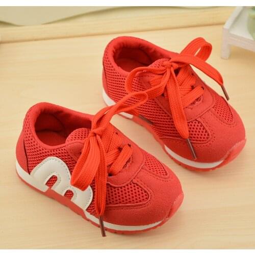 2021 Children Spring Autumn Breathable Baby Boys Girls Sporty Shoes Antislip Bottom Kids Fashion Sneaker Comfortable Super Soft