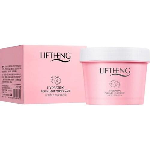 Peach Light Feeling Soft Mud Moisturize Facial Mask Clean Blackheads Acne Refines Pores Refreshes Replenish Gentle Delicate