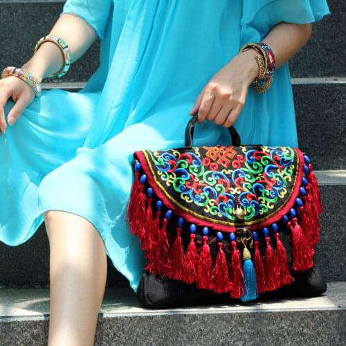 Naxi.Hani Red Women's Bags