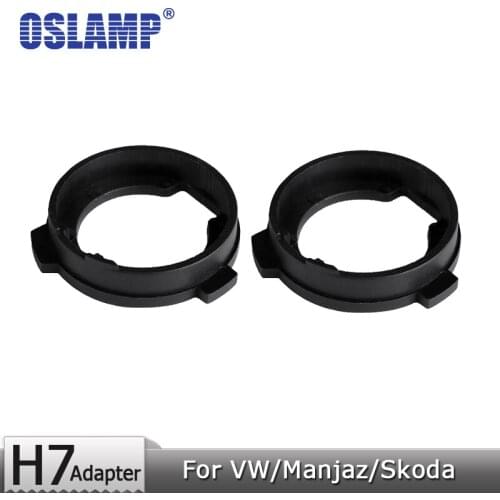 Oslamp For Volkswagen/Manjaz/Skoda H7 Headlight Bulbs Plastic Mounting Adapter Holders H7 Head Lamp Adapter Base Car Accessories