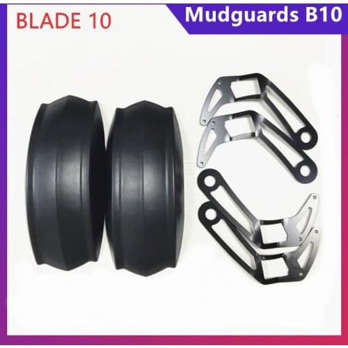 A Pair of Mudguards(Plastic and Metal Mounting Parts) For BLADE 10 Zero 10 Zero 10X Kickscooter Front Rear Fenders