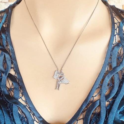 First Day 925 Sterling Silver Necklace Women Girls Gift Jewelry Accessories Fashion Handmade Elegant Chain