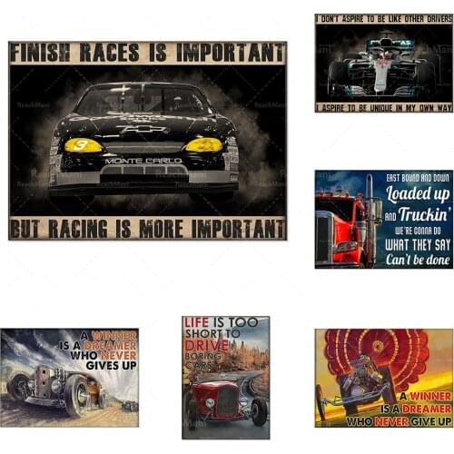 Drag racing posters, posters for motorsport lovers, are a dreamer poster who will never give up the life of home decoration