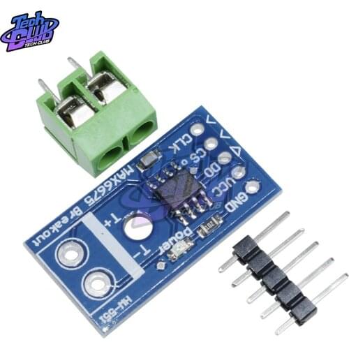 MAX6675 K Type Thermocouple Temperature Sensor Converter Board SPI Interface Module for Arduino 50mA Terminal