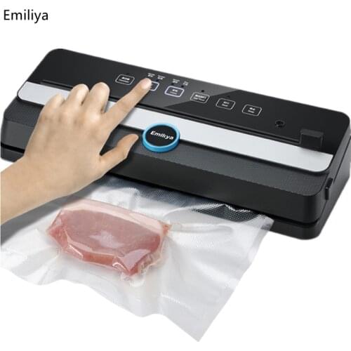 Vacuum Sealer Automatic Plastic Bag Sealer Food Vacuum Sealing Machine Household Packing Machine 220V Wet and Dry Universal