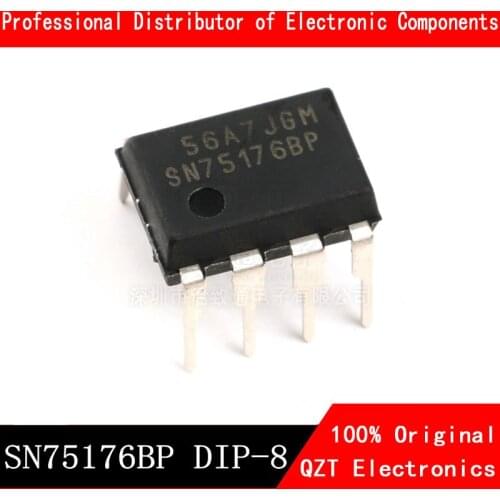 10PCS SN75176BP DIP8 SN75176 SN75176B DIP 75176 IC new and original
