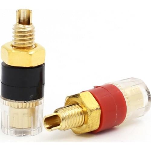 12pcs Terminal Gold plating Binding Post for Speaker Amplifier Banana Plug