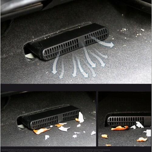 2Pcs/set Car Under Seat Air Conditioner Vent Outlet Duct Shell Cover Sticker Frame For Buick GL6 2018 Interior Car Accessories