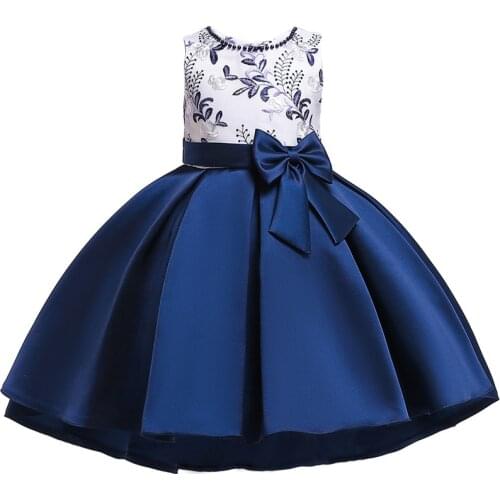 2020 Easter Kids Dresses For Girls Baby Girls Children Clothing Clothes Birthday Princess Dress Wedding Party Dress 10 12 Years