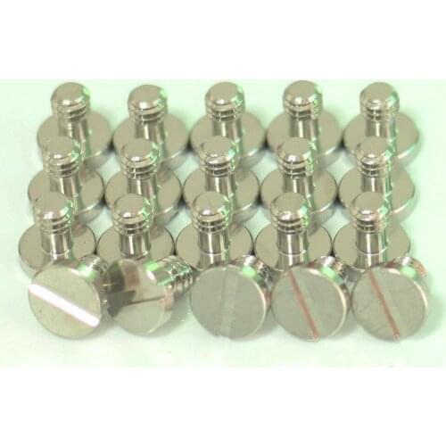 20x New 1/4"-20 metal Flat Head Screw for Camera / Tripod / QR Plate 5D2 5D3 7D
