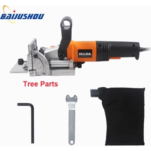 760W Biscuit Jointer Electric Tool Authentic Woodworking Tenoning Machine Biscuit Machine Puzzle Machine