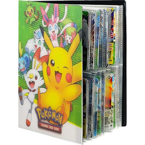 New Pokemon Cards Album Book Cartoon 80/240PCS TAKARA TOMY Anime Game Card GX EX VMAX Collection Folder Holder Children Toy Gift