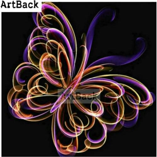 Butterfly 5D diamond painting cross stitch full square / round drill 3d diamond embroidery painting for home decoration