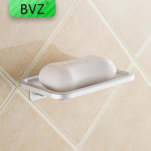 BVZ Aluminum Fashion Soap box Wall Attachment Soap Dishes Bathroom Accessories bathroom organizer